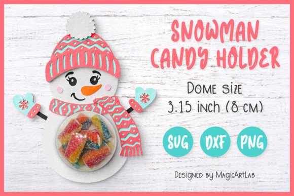 Christmas Snowman Candy Dome for Winter Amp