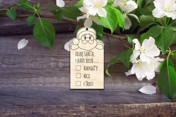 Dear Santa I Have Been . . . Gift Tag for Winter Amp