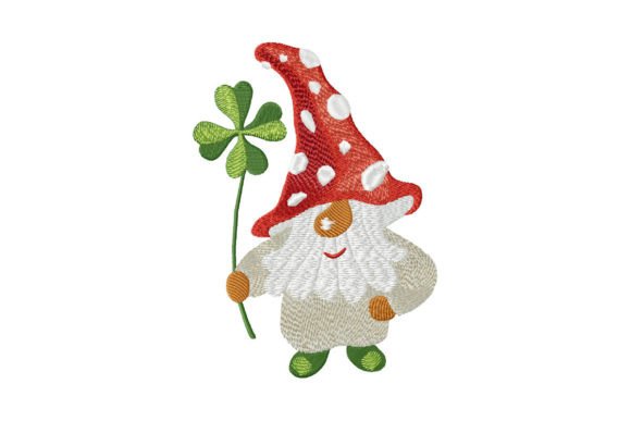 Funny Gnome Amanita for Nursery Branding