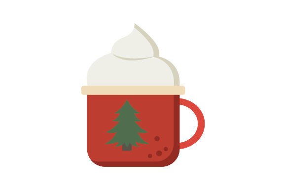 Hot Cocoa, Vintage Ephemera for Christmas Branding