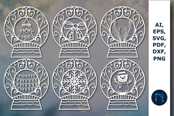 Laser Cut Christmas Ornament for Winter Amp