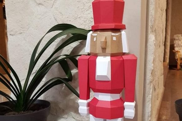 Nutcracker Paper Sculpture: Objects for Branding