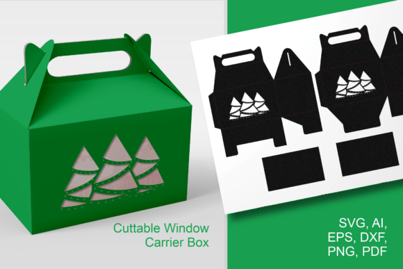 Review: X-mas Trees Candy Box Template