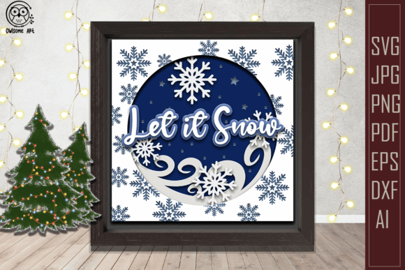 Reviewing 3D Let It Snow SVG for Winter Amp Shops
