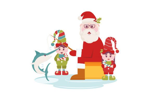 Santa Fishing with Elves: A Christmas Design Review
