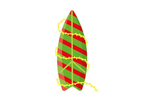 Tropical Christmas Surfboard Design Review